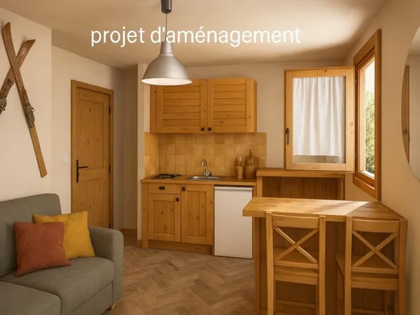 Studio 1 pièce 22 m²