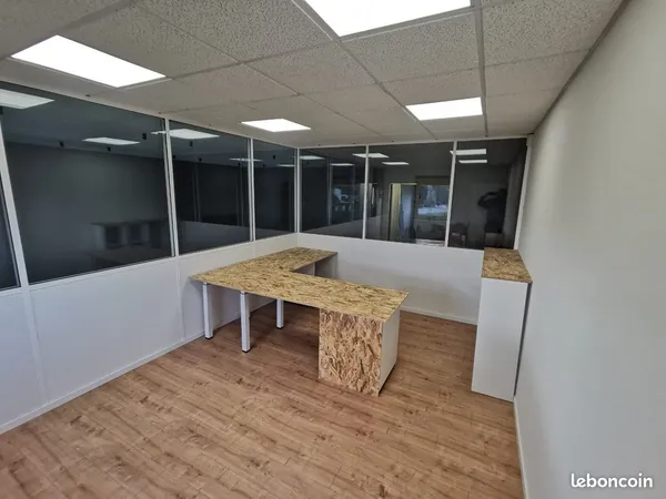 Location bureau 160+70 HT - avec parking privé INCLUS Clim/chauffage - Nancy sud (+possibilité 2è 