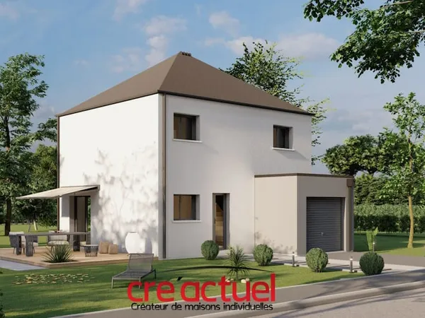 Terrain + maison 80 m² 