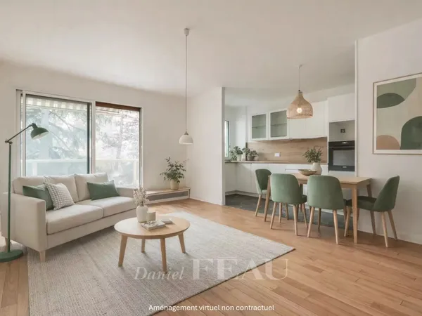 Saint-Cloud - Parc de Béarn - Appartement deux chambres, balcon de 16 m². 
