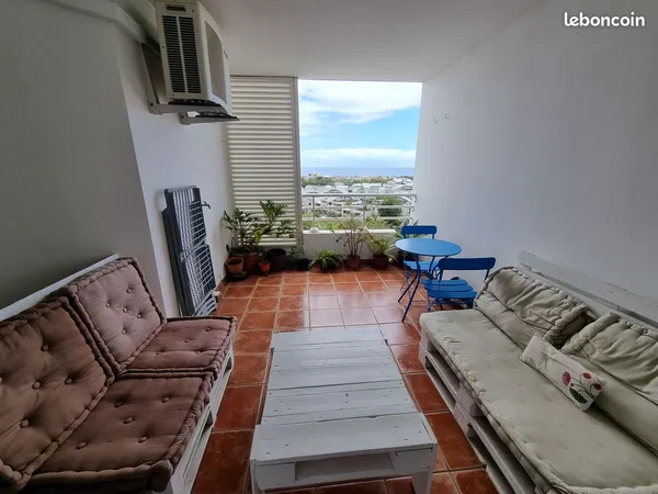 A louer - T2 meublé de 55m² à Saint-Denis quartier bas de Montgaillard 