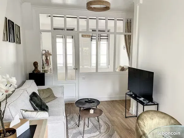 T2 meublé 32 m² - Jardin privé - Centre ville 