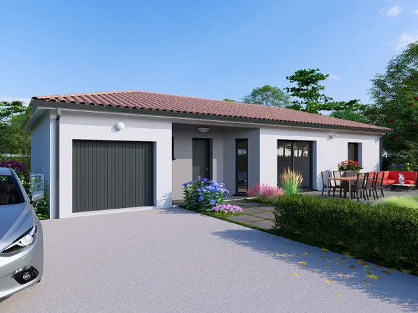 Terrain + maison 4 pièces 100 m² 