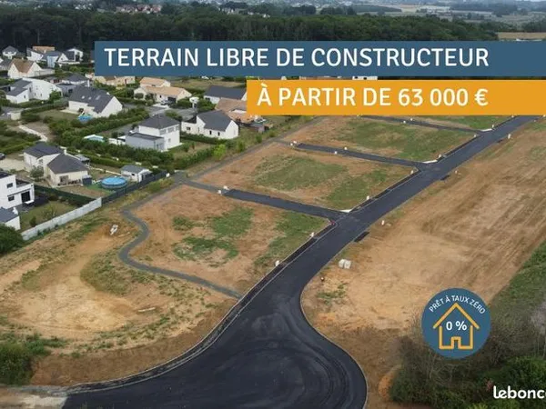 Terrain 313 m² 