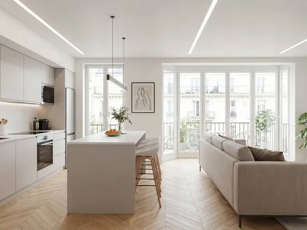 Appartement 3 pièces 57 m² 