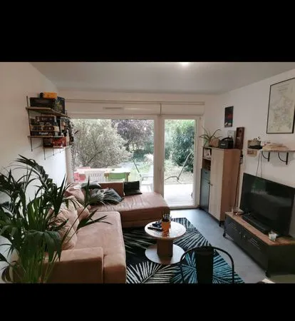 Appartement 2 pièces avec jardin et garage MEUBLE 