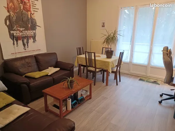 Appartement T3 meublé hippodrome 