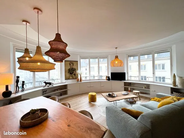 Appartement meublé de standing - 120 m² - 3 chambres - Centre-ville Amiens 