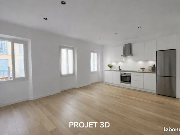 Appartement 3 pièces 56 m² 