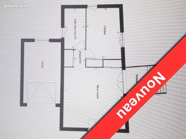 Maison 2 pièces 46 m² 
