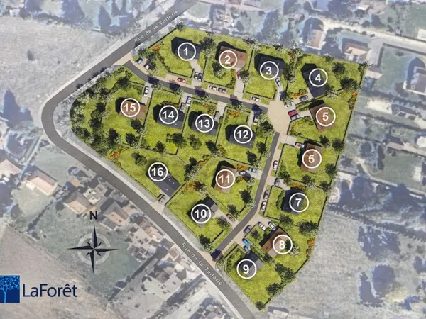 Terrain 605 m² 