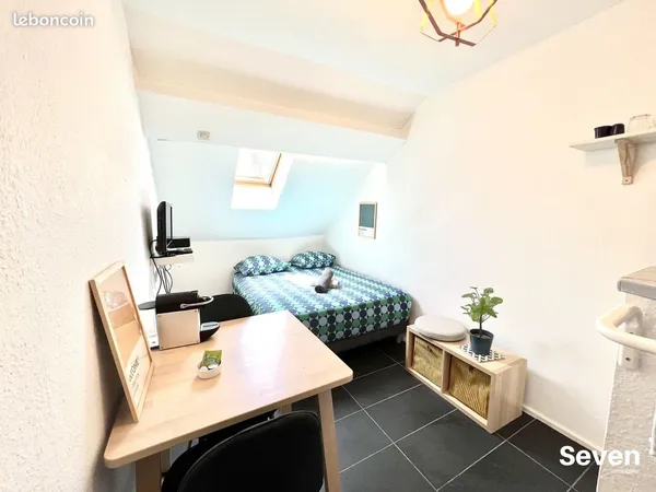 Studio 1 pièce 11 m² 