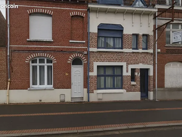 Maison mitoyenne 3 chambres + bureau, 95 m², quartier recherché de Wasquehal 