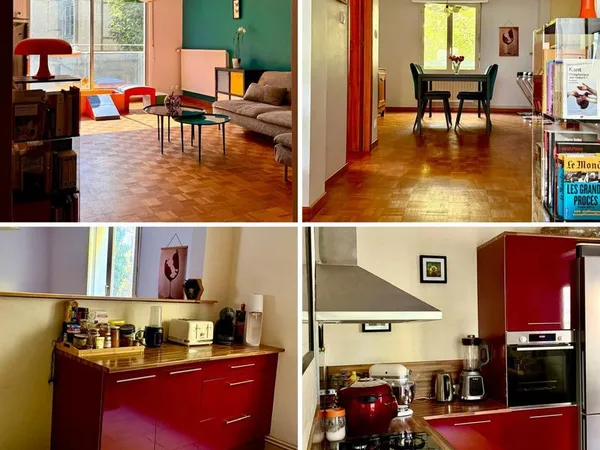 Appartement traversant de 97 m² proche des Jards et du centre-ville 