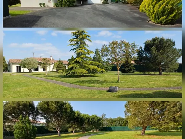 Terrain : 3246m² -T4 (173m²) + garage (83m²) + piste cyclable 