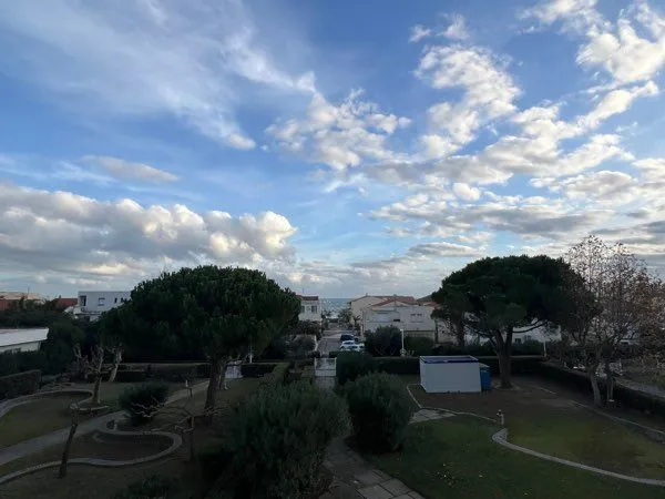 Location studio + terrasse vue mer 