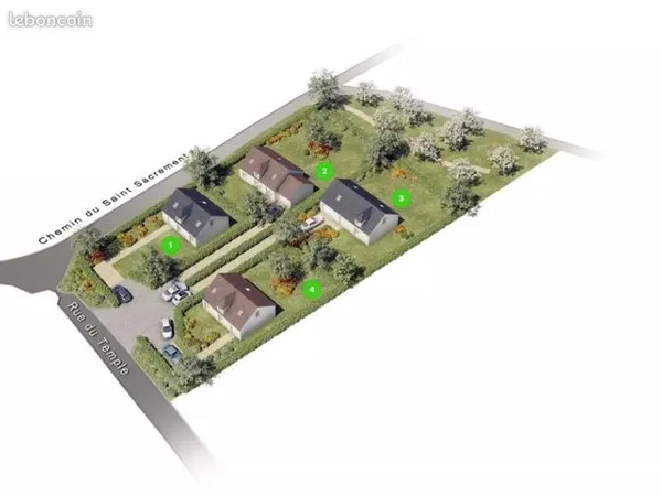 Terrain 440 m² 
