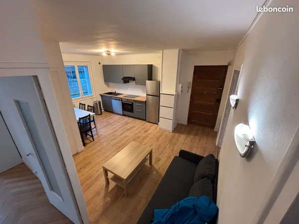 Colocation 3 chambres T4 de 70m² 