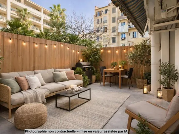 Passage Petit Parc - 3 pièces rénové, meublé, avec grande terrasse, au calme