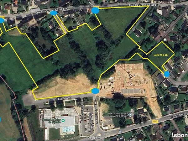 Terrain 264 m² Valognes 