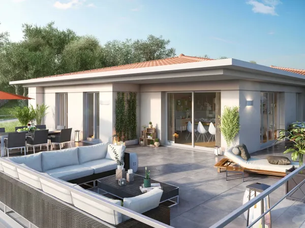 Le Cannet, Penthouse 4 pièces Grand Standing avec Vue Baie de Cannes 