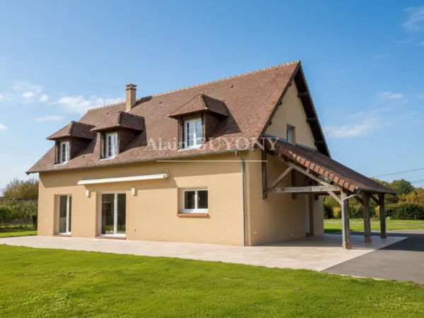 Maison contemporaine lumineuse et fonctionnelle, au calme de la 