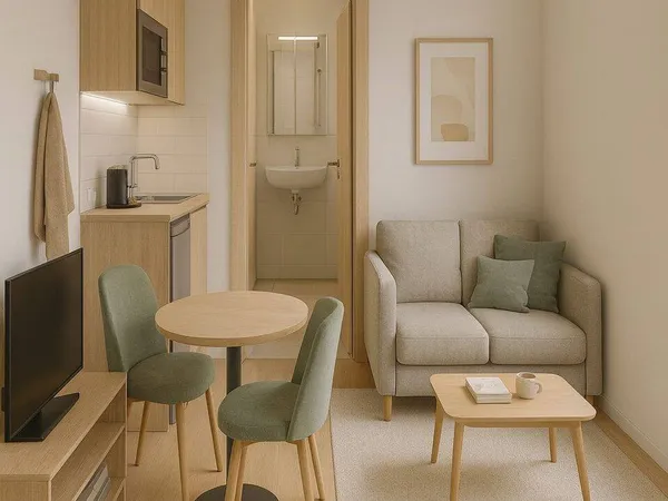 Appartement 1 pièce 17 m² 