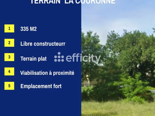 Terrain 335 m² 