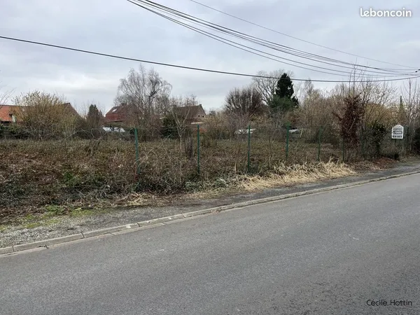 Terrain 1221 m² Bachy 