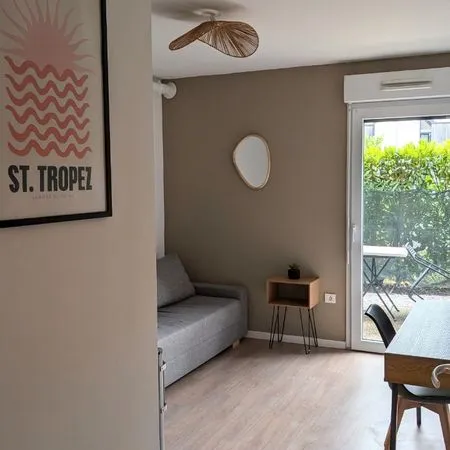 Studio meublé 20 m² avec terrasse RDC - Amiens 