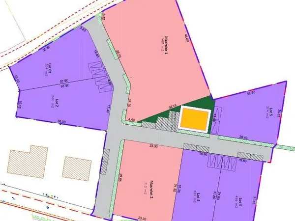 Terrain 580 m² Saint Paterne Racan 