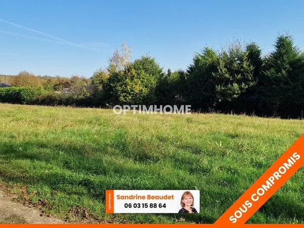 Terrain de 752m2 à Hermeray 