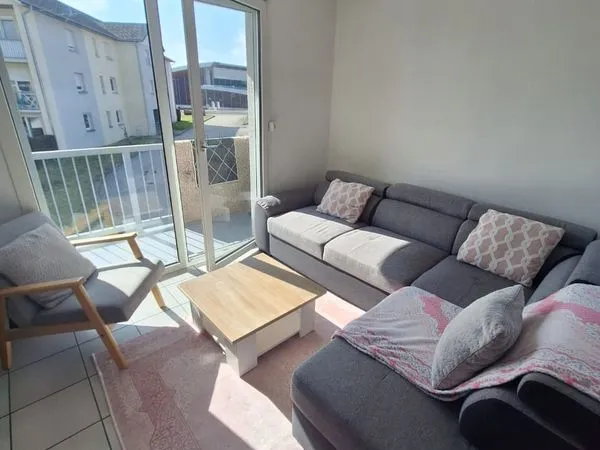 F2 Meublé avec balcon et séjour orienté SUD + Parking couvert 