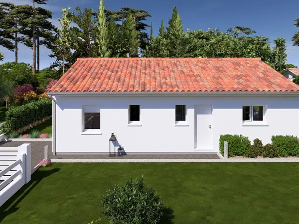 Maison neuve 85m², 3 chambres, à Léon 