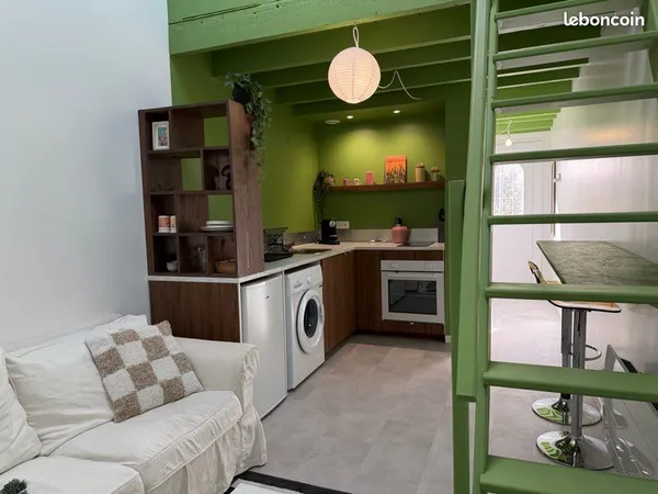 Duplex étudiant meublé avec terrasse 