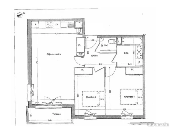 Appartement t3 talence 