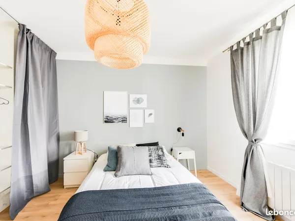 Studio/Chambre Standing 15m² — Tram T3 — Tout Inclus + Ménage 