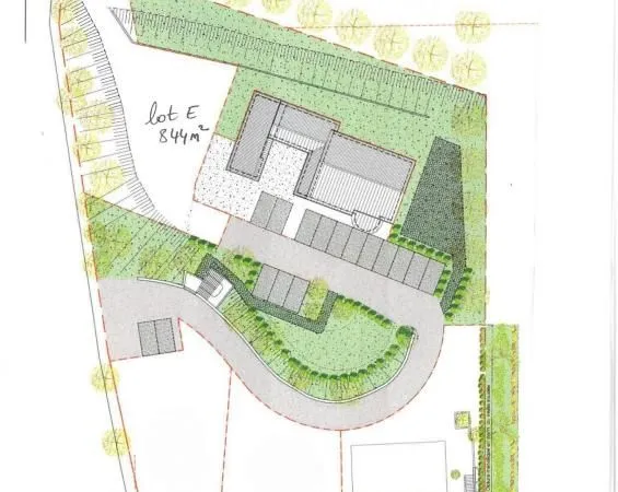 Terrain 844 m² Die 