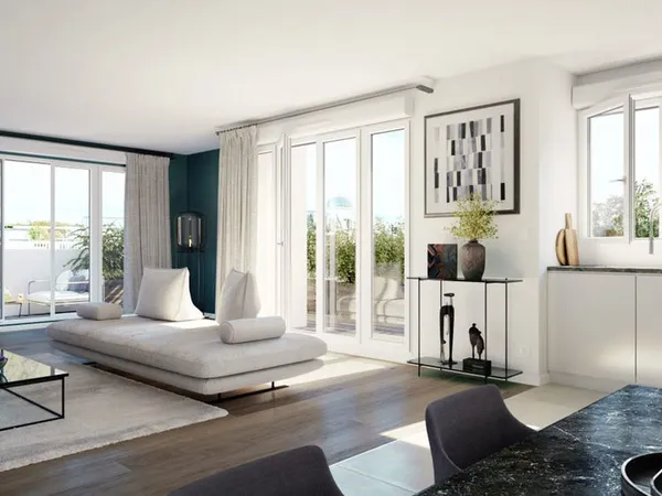INCROYABLE A 15MN DE PARIS T4 DE 80m² AVEC BALCON+PARKINGS - RER ECOLES COMMERCES A PIED - 