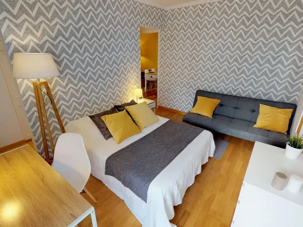 Propose chambre dans appartement meublé en colocation 