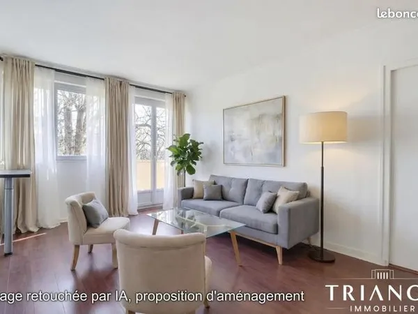 Appartement 3 pièces 53 m² 