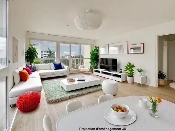 Appartement 3 pièces 72 m² 