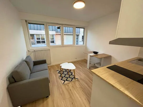 Loue studio meublé 17m²- Paris 19ème 