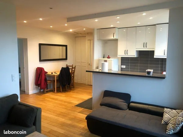 Appartement de 58 m2 de 3 pièces , 2 chambres, cosy, très lumineux et très calme, excellent DPE 