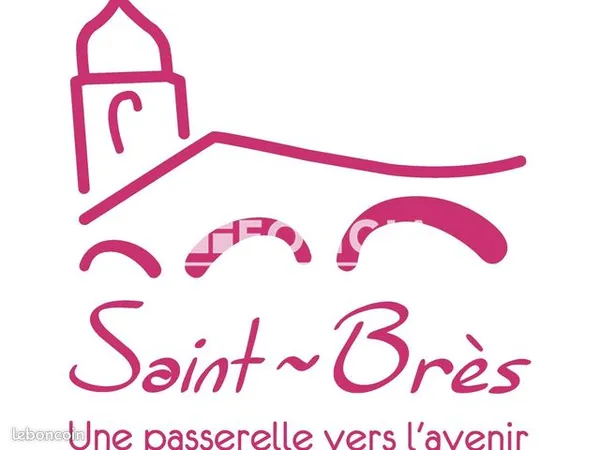 Saint bres superbe terrain de 541 m2 constructible 