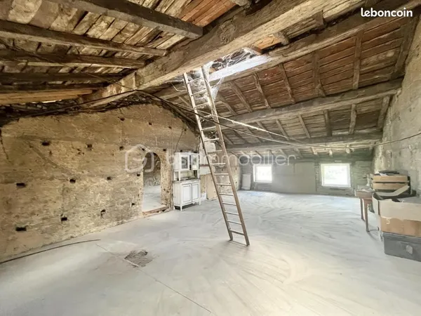 Combles 1 pièce 120 m² 