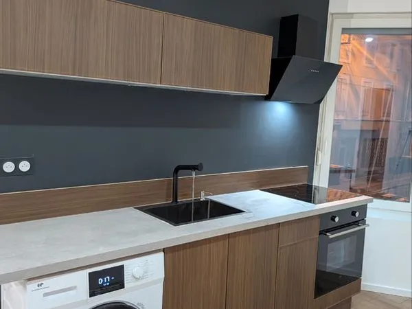 Appartement F2 43m2-meublé 