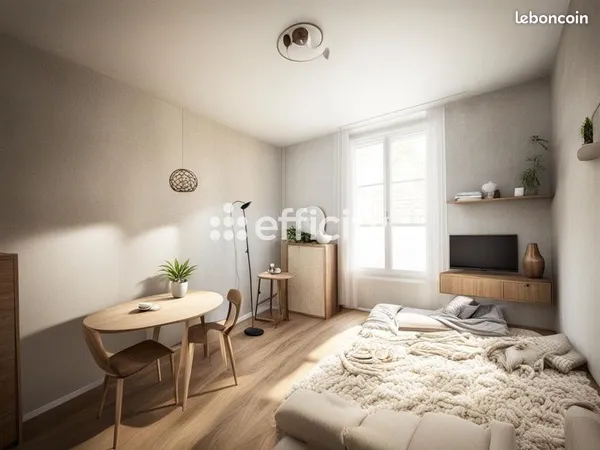 Appartement 1 pièce 19 m² 