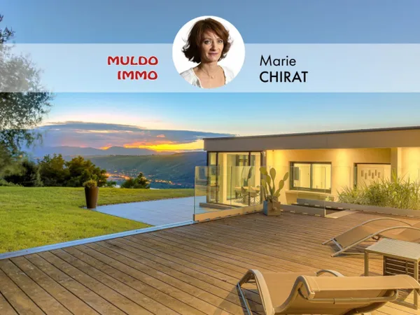 Villa contemporaine avec vue exceptionnelle 