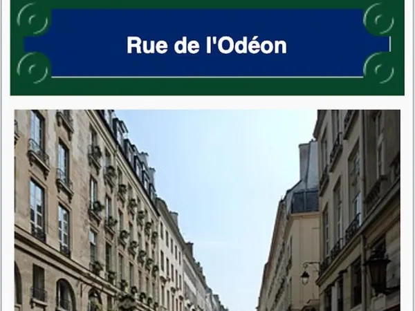 PARIS 6eme Rue de l'Odéon 5/6 pièces 